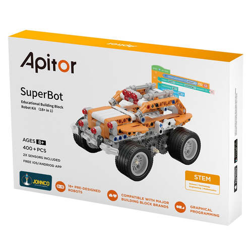 Johnco Apitor SuperBot Robotic Kit Kids Learning Toy 8y+