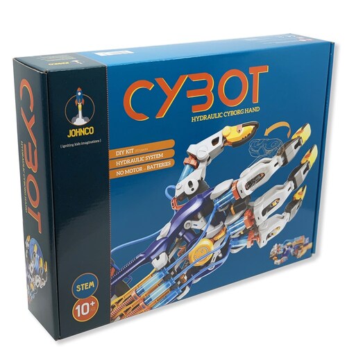 Johnco Cybot Hydraulic Cyborg Hand DIY Kit Kids Learning Toy 10y+