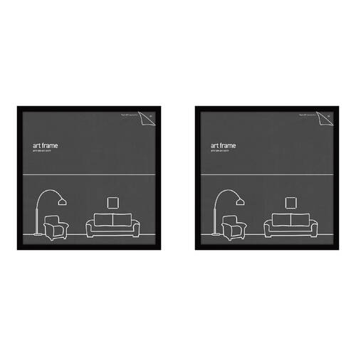 2PK Impact Merch Deluxe Picture Frame Fits up to 40x40cm Print  - Black
