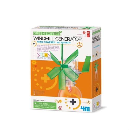 4M Green Science: Windmill Generator Kids Toy 8y+