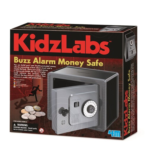 4M KidzLabs Money Safe Kit Dial Lock w/ Buzz Alarm Kids Toy 8y+