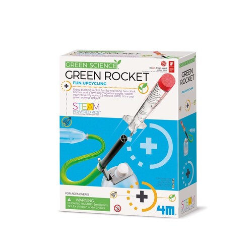 4M Green Science Green Rocket Educational Kids Toy 8y+