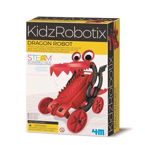 4M KidzRobotix Dragon Robot DIY Build Kids Toy 8y+
