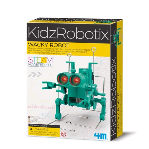 4M KidzRobotix Wacky Robot Build Kids Learning Toy 8y+