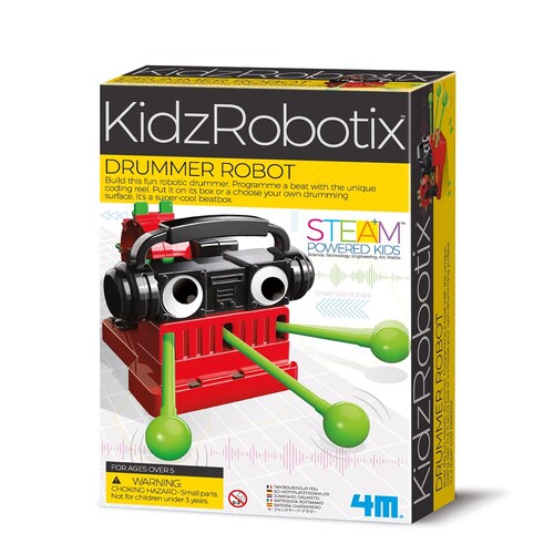 4M KidzRobotix Drummer Robot Kids Learning Toy 5y+
