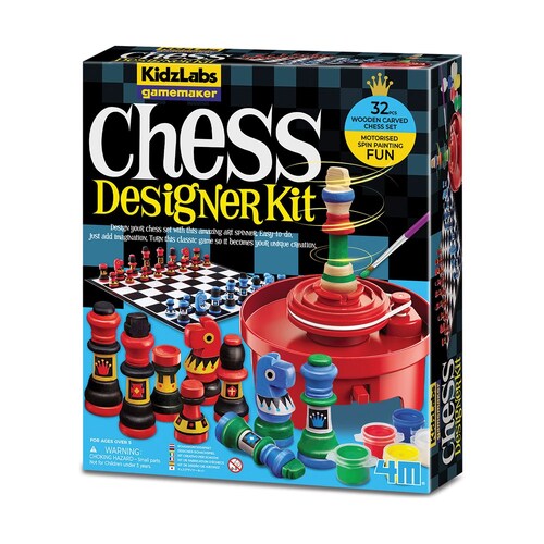 4M Kidzlabs Gamemaker Chess Designer Set Kids Toy 5y+