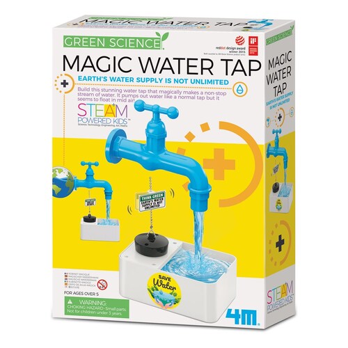 4M Green Science Magic Water Tap Kids Activity Toy 5y+
