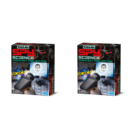 2PK 4M KidzLabs Spy Science Identikit Projector Kids Toy 5+