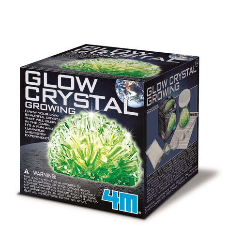 4M Glow Crystal Growing Kids/Toddler Activity Toy 10y+