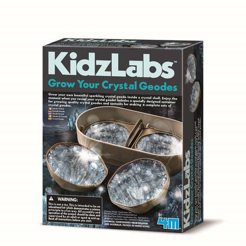 4M Crystal Geode Growing Kit Kids/Toddler Toy 10y+