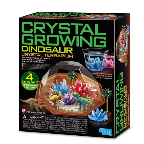 4M Crystal Growing Dinosaur Crystal Terrarium 10y+