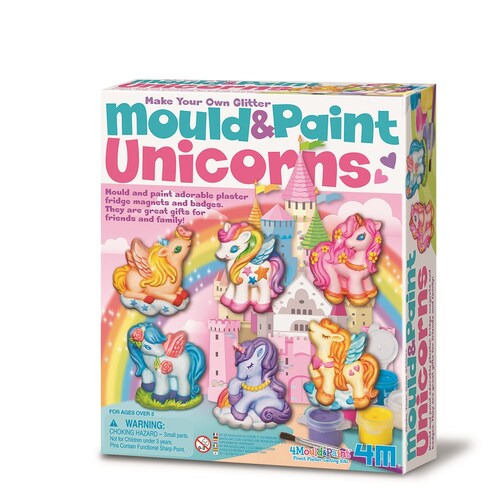 4M Mould & Paint Unicorn Kids/Children Art/Craft Activity 5y+