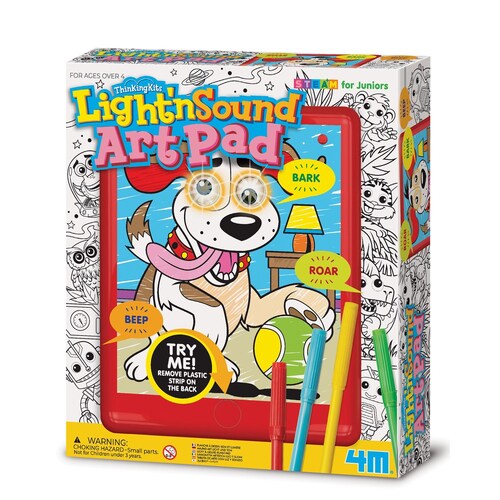 4M ThinkingKits Light 'n' Sound Art Pad Kids Activity Kit 4y+