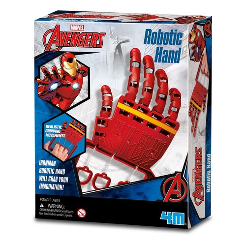 4M Marvel Avengers Ironman Robotic Human Hand Kids Toy 8y+