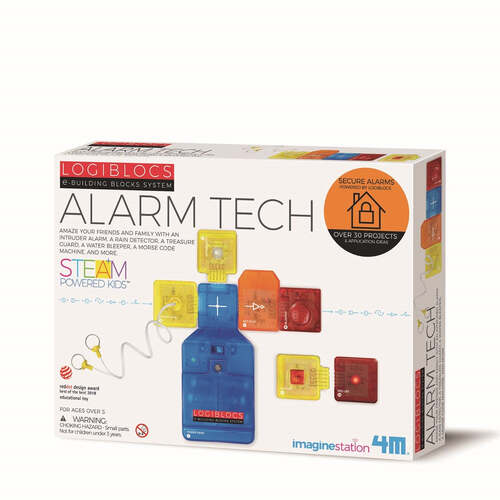 4M Logiblocs Alarm Tech Kids/Toddler Activity Toy 5y+
