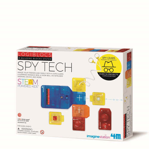 4M Logiblocs Spy Tech Kids/Toddler Activity Toy 5y+