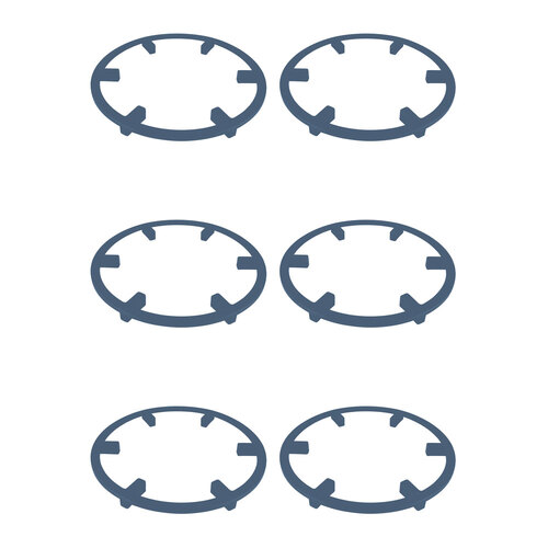 6PK Homeleisure Floor Saver Ring Surface Protector 30cm Garden 
