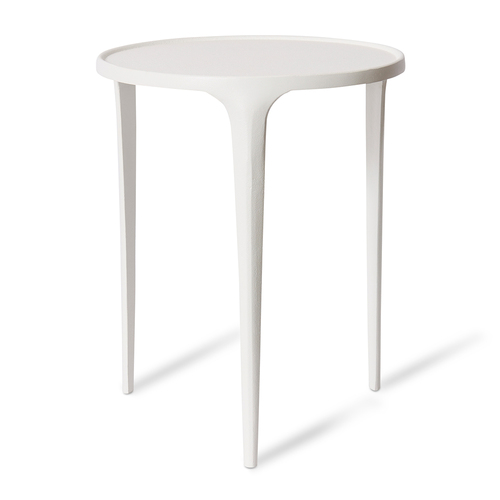 E Style Azure Side Table Home Furniture White - 41 x 41 x 50cm