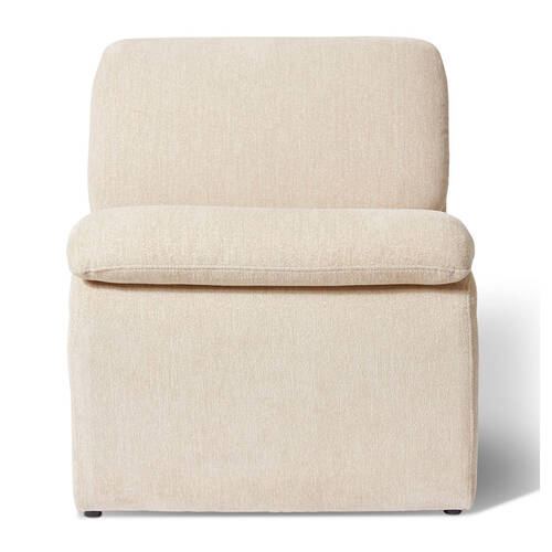 E Style Trind Curvature Chair 1-Seater Couch 78x69cm - Champagne