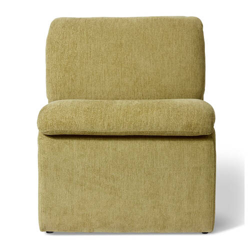 E Style Trind Curvature Chair 1-Seater Couch 78x69cm - Green