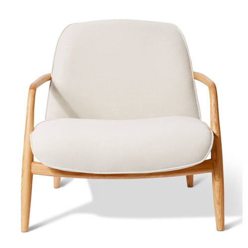 E Style Elio Chair 1-Seater Couch 81x86cm - Cream/Natural