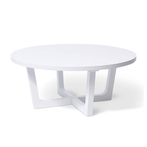 E Style Jengo Acacia Wood/Metal Coffee Table 100x40cm - White