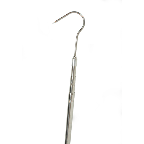 Fishteck Extendable Stainless Steel 180cm Gaff Fishing Tool - Silver