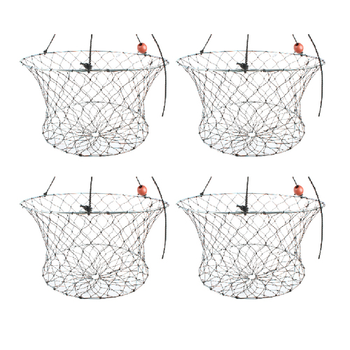 4PK Fishteck Net Crab Camping Outdoors 60cm All Mesh 4.3C