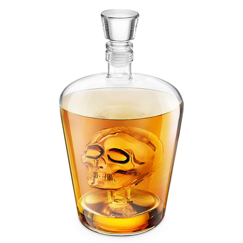 Final Touch 1L Brain Freeze Skull Decanter - Clear