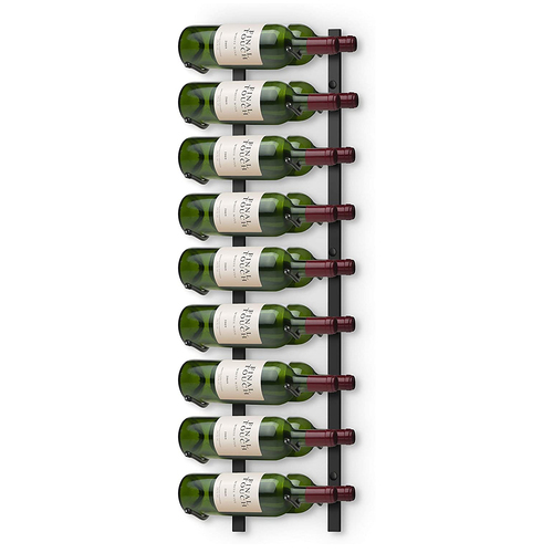 Final Touch 18-Bottle Wine Rack Wall Mounted Metal Storage