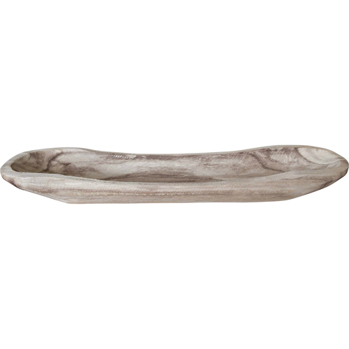 LVD Wooden Long Trough Whisper Food Serving Tray XL 66x15cm - Natural