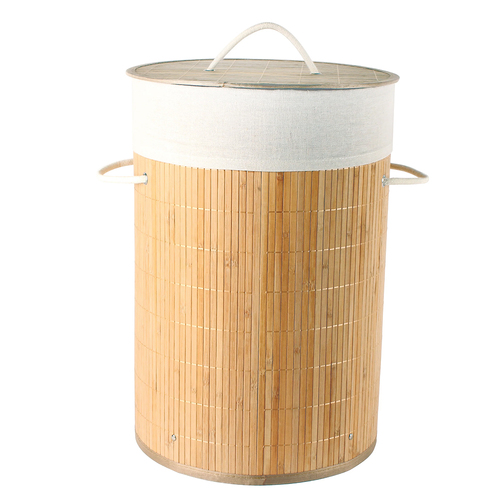 Maine & Crawford Kalib 50x35cm  Laundry Basket w/ Lining - Natural