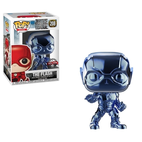 Pop! Vinyl Figurine Justice League (2017) - Flash Light Blue Chrome #208