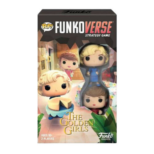 Funko Funkoverse Golden Girls Strategy Board Game w/ 2-Minatures 10y+