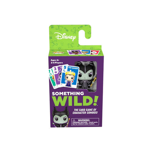 Disney Maleficent Something Wild Card Game W/ Pop Figure Toy 6y+