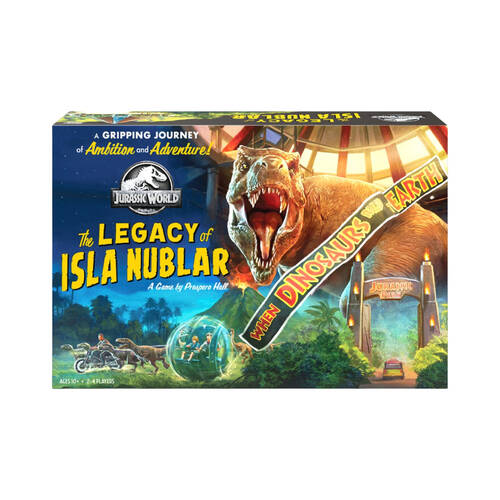 Jurassic World The Legacy Of Isla Nublar Board Game 10y+