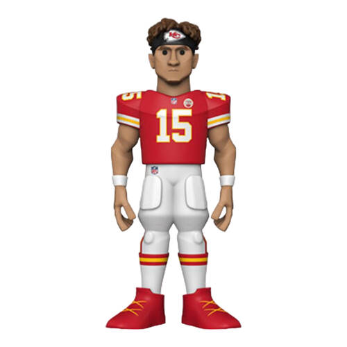 NFL Football Patrick Mahomes Chiefs Gold Vinyl Action Figure Toy 12in