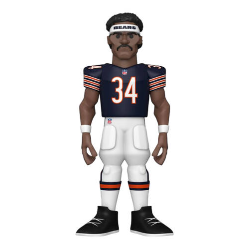 NFL Football Walter Payton Bears Gold Vinyl Action Figure Toy 12in