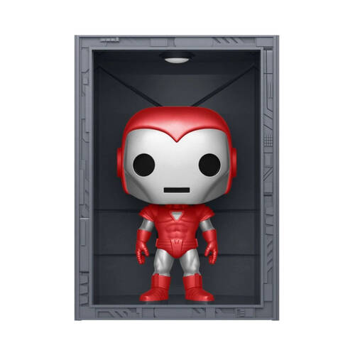 Marvel Comics Iron Man Model 8 Silver Centurian Metallic Pop Deluxe