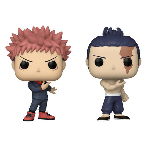 2pc Jujutsu Kaisen Yuji Itadori & Aoi Todo Pop Vinyl Figure 11.5cm 4y+