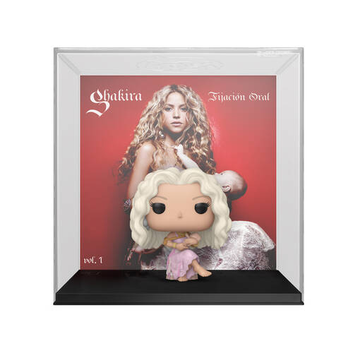 Shakira Fijacion Oral Vol 1 Pop Vinyl Album Action Figure w/ Case