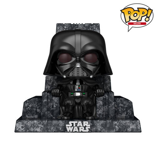 Star Wars Darth Vader Throne Deluxe Pop! Action Figure Toy