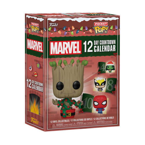 Marvel 2024 12Day Countdown Calendar Pocket Pop Figure Toy Set Toy