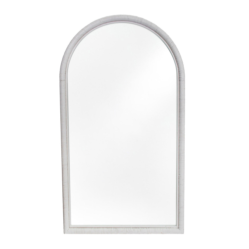 LVD Glass Timber Arch Mirror 160cm Wrap Home Decor - White