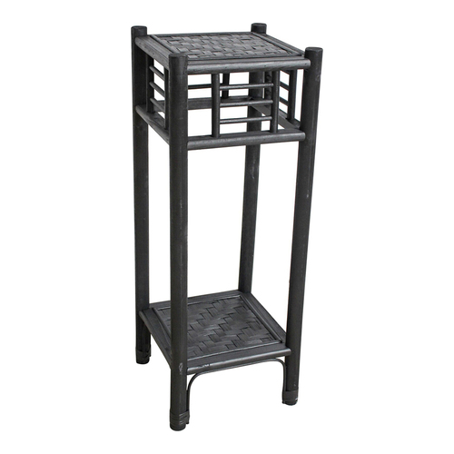 LVD Fir Wood 30x80cm Plant Stand Home/Office Decor - Black