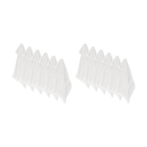 12x Ardor St Regis Collection 32x32cm Cotton Face Washer Towel Soft 600GSM White