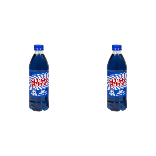 2PK Fizz Creations Slush Puppie 500ml Slushie Syrup - Blue Raspberry Flavour