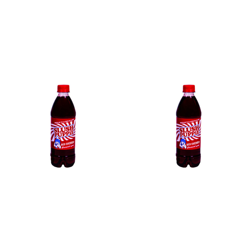 2PK Fizz Creations Slush Puppie 500ml Slushie Syrup - Red Cherry Flavour