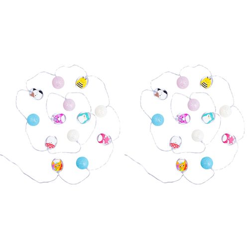 2PK Fizz Creations Squishmallows 2D String Lights Hanging Home Decor