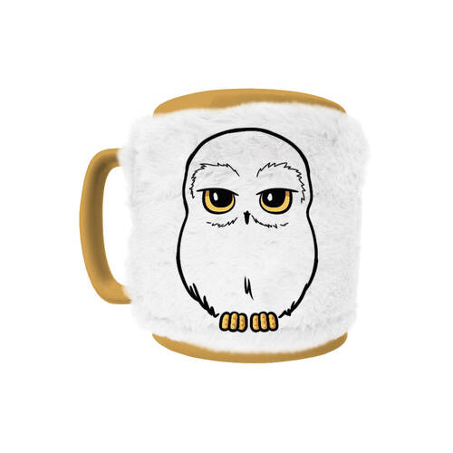 Wizarding World Harry Potter Hedwig Fuzzy Ceramic Hot & Cold Drinking Mug